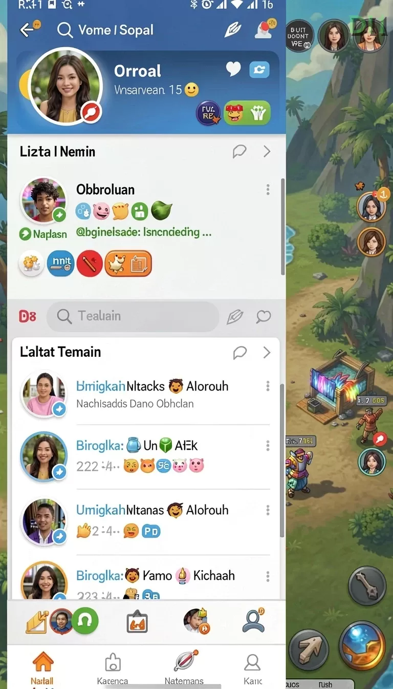 Cuplikan layar GEBYAR4D — menu navigasi