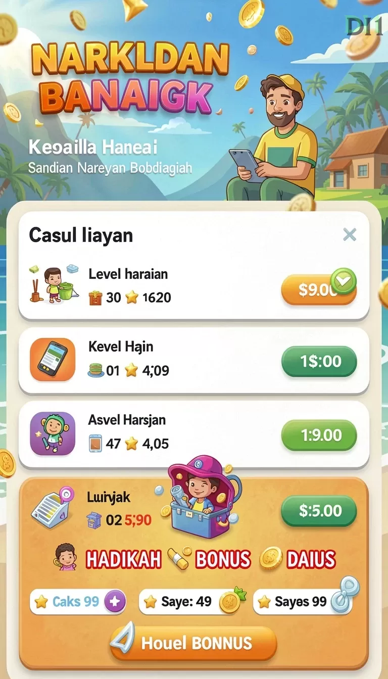 Cuplikan layar Y89 — halaman utama
