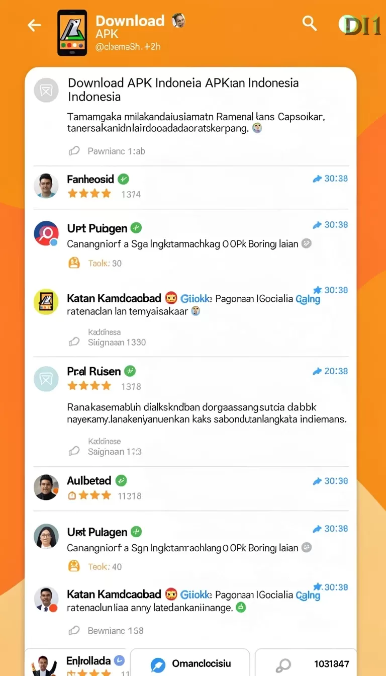 Cuplikan layar TIVA88 — menu navigasi